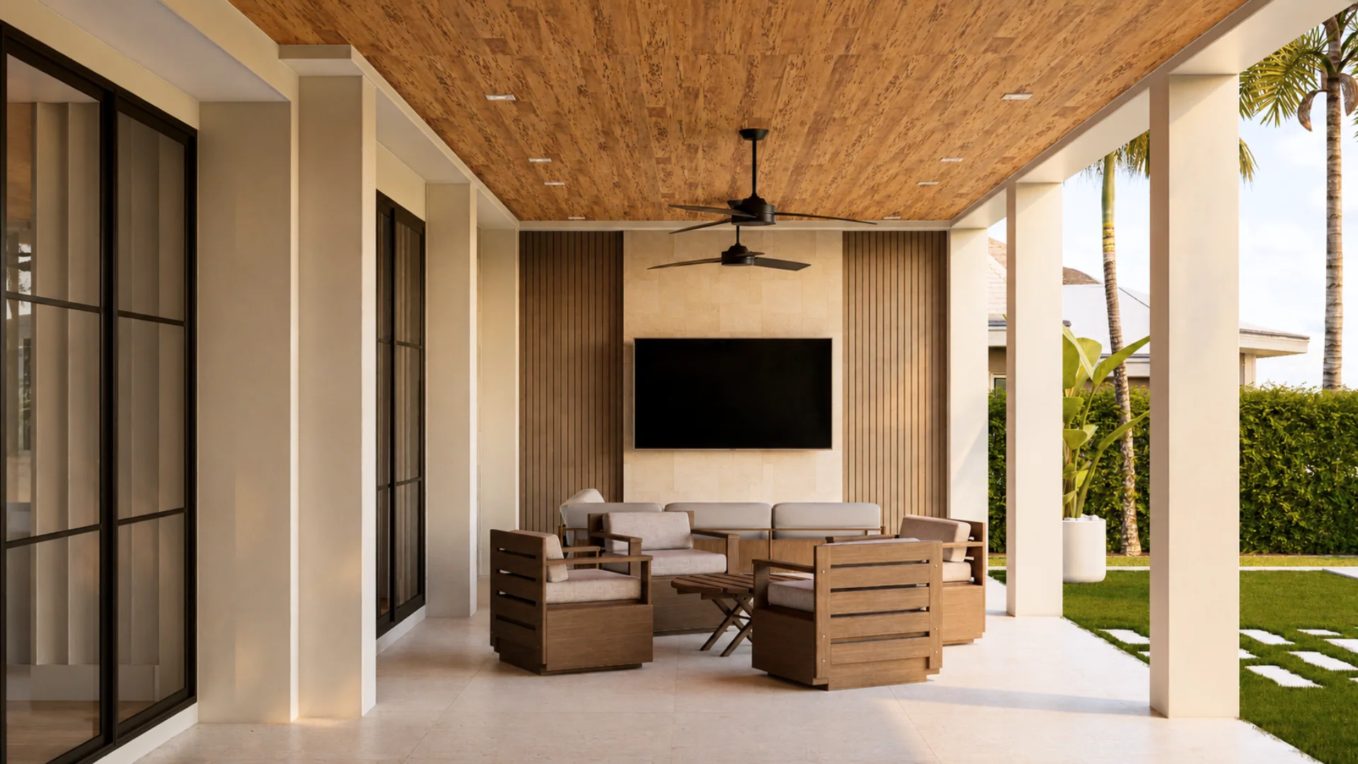 13724 Sand Crane Drive, covered terrace