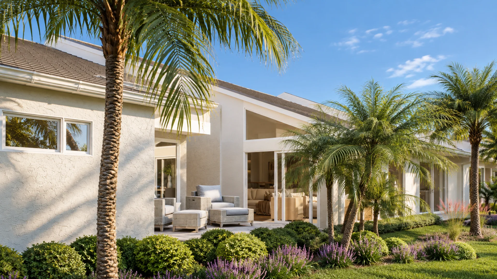 17187 Bay Street, courtyard