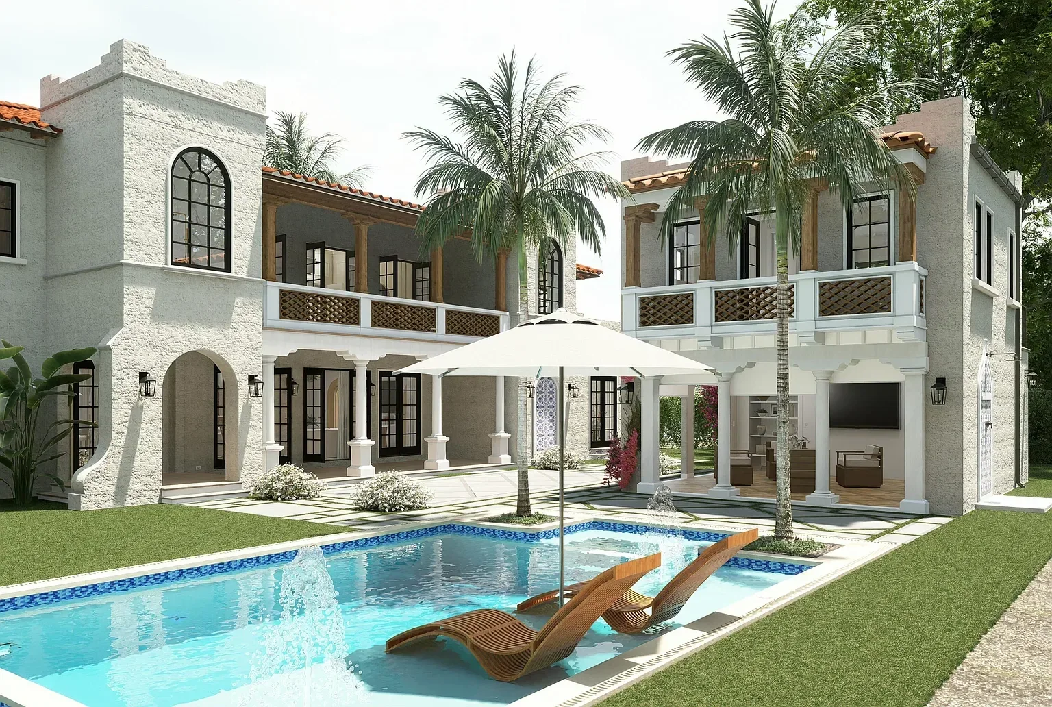 221 Monroe Drive, pool