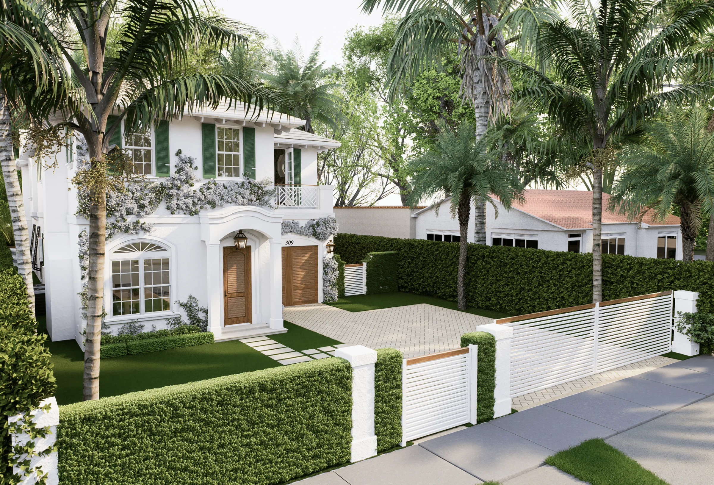 309 Greymon Drive, from the street
