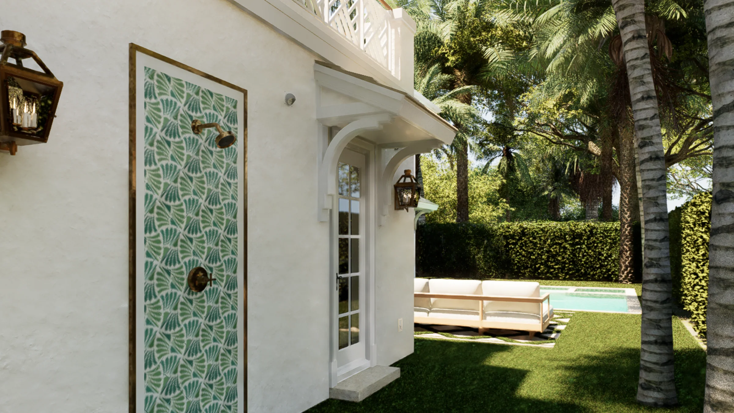309 Greymon Drive, garden wall