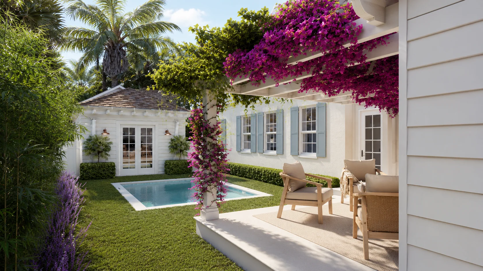 335 Greymon Drive, pool terrace
