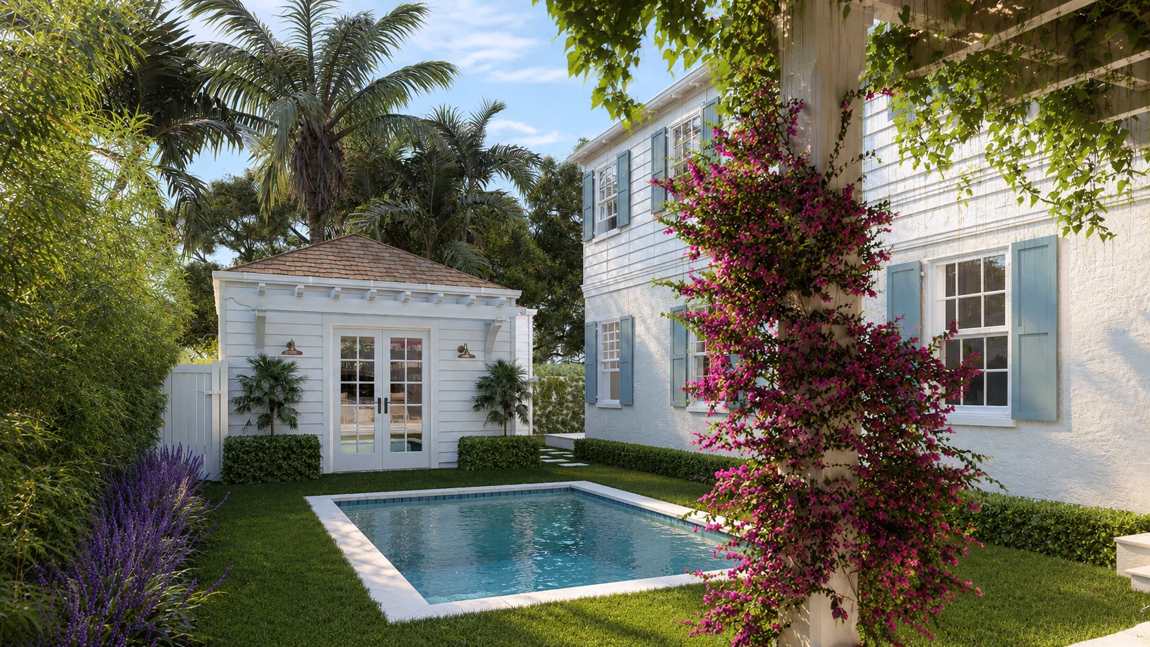 335 Greymon Drive, pool and guest house