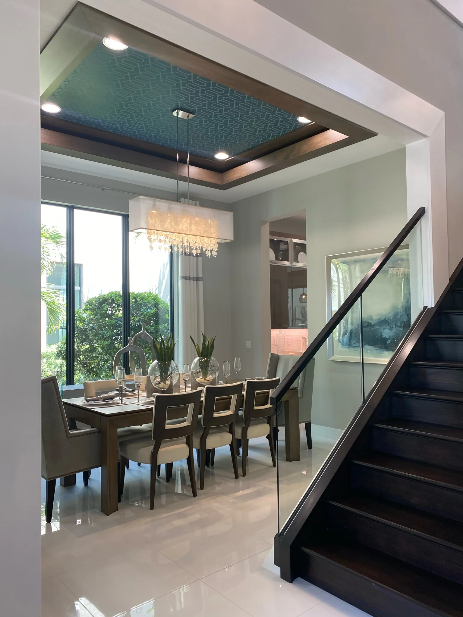 Artistry, Lot 207, breakfast room and stair